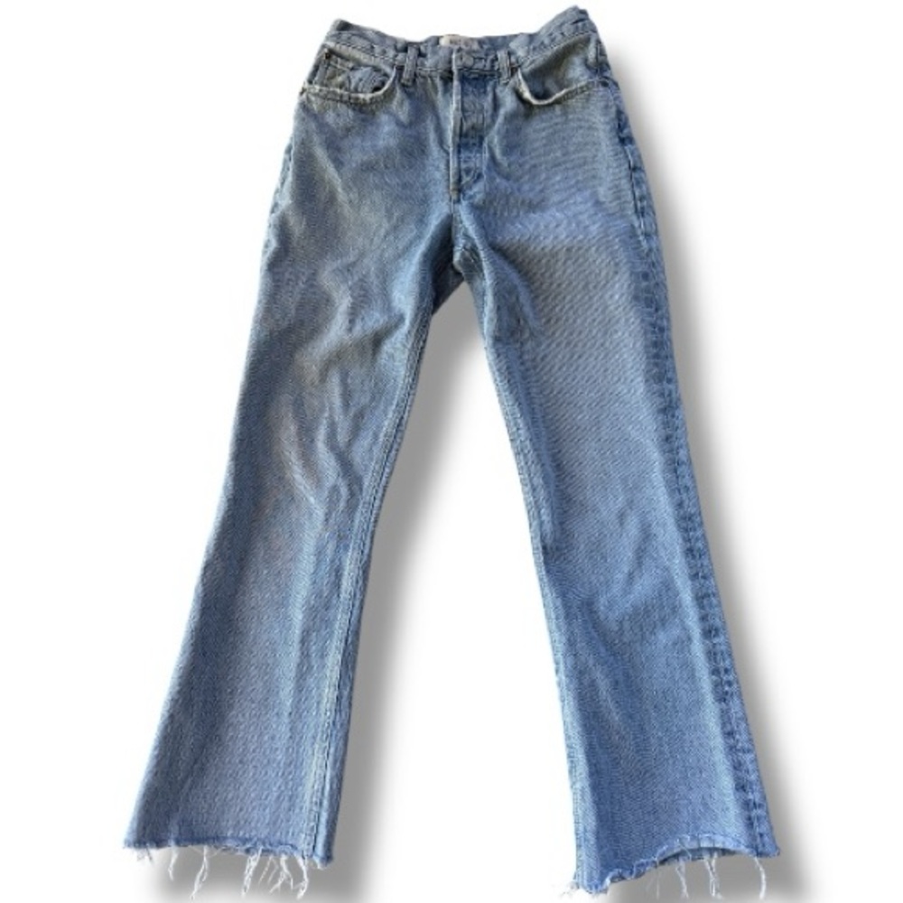 Agolde Relaxed Bootcut Jeans in Curio Wash Size 25 - Picture 2 of 13